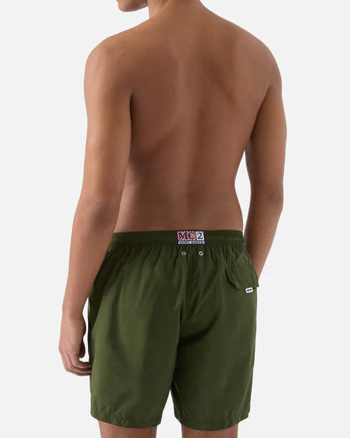MC2 Saint Barth Lighting Pantone Swim Short Military Green