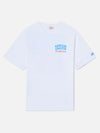 voorkant van packshot MC2 Saint Barth Giovedì Gnocche heren T-shirt met grappige Italiaanse backprint bij Checkpoint Mol