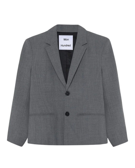 Grey Melange Oliver Blazer