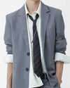 Grey Melange Oliver Blazer