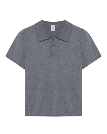 Bluish Grey Jonas Knit Polo