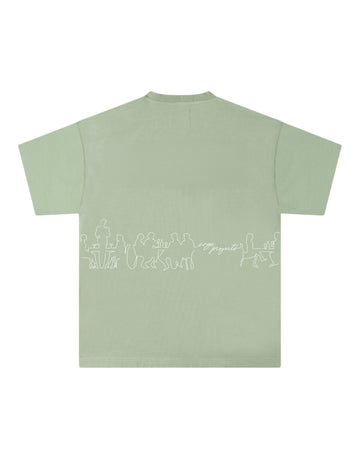 Datenight T-shirt Chardonnay Green