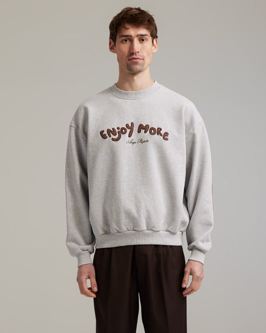 Enjoy More crewneck Heather Grey