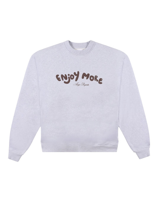 Enjoy More crewneck Heather Grey