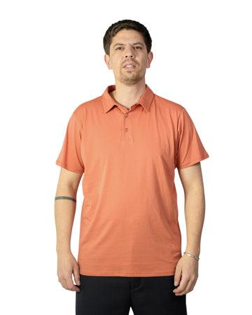 Cinnamon Diego Pima Cotton  Polo