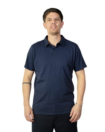 Marine Diego  Pima Cotton Button Down Polo