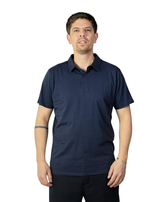 Marine Diego  Pima Cotton Button Down Polo
