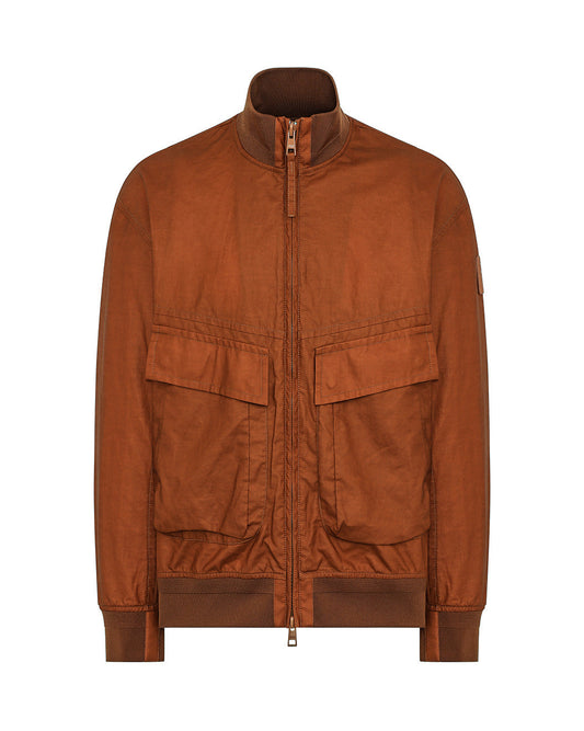 DUNO HELIO BURNT ORANGE BOMBER PACKSHOT