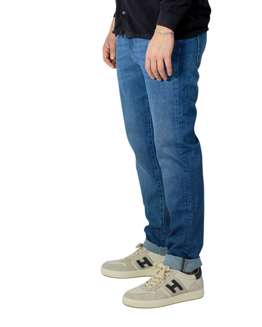 DEAN Mid Blue Denim Regular Fit