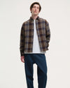 Edouard Boxy Fit Check Shirt Brown