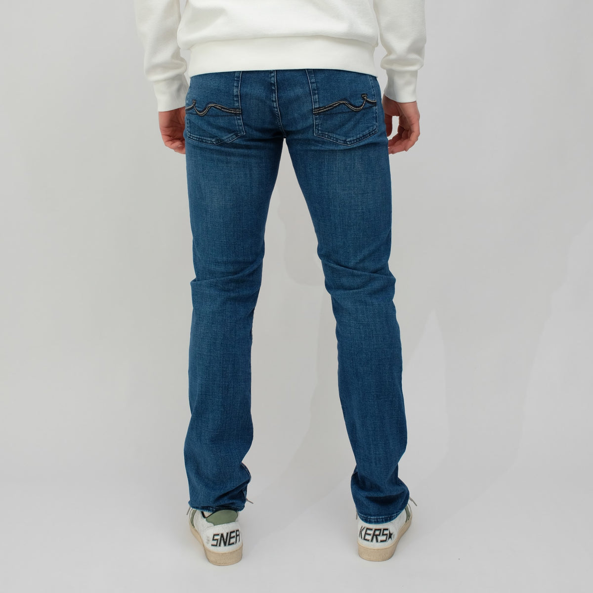 7 For All Mankind Blue Slimmy Philly Denim – productbeeld 3