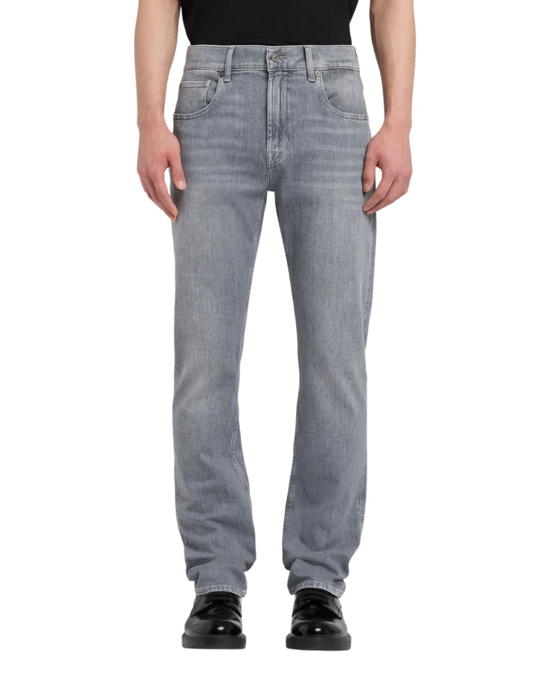 7 For All Mankind The Straight Left Hand Jeans Four Mile - productbeeld 1