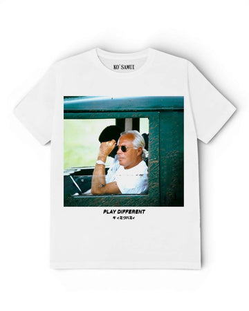 Play Different Italian Playboy T-shirt White