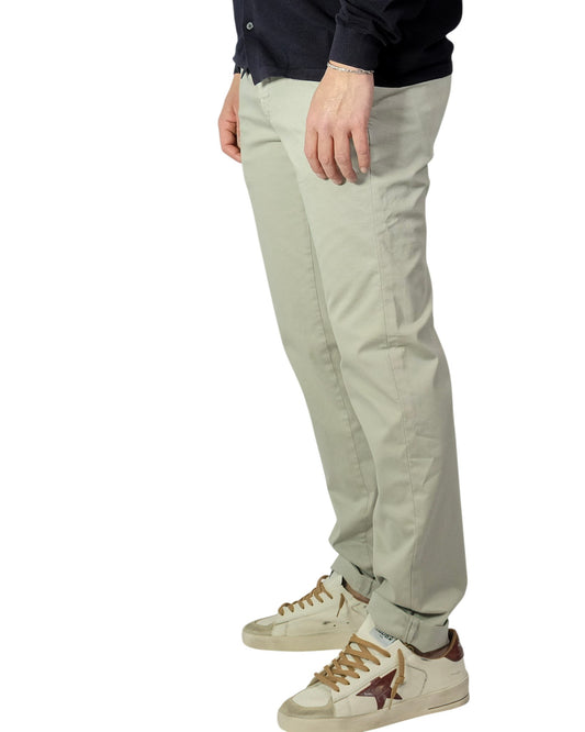Grey Taupe Torino Pants Regular Fit