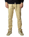 Beige Chiaro Linnen Milano Jogger Pants