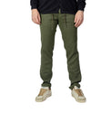 Verde Scuro Linnen Milano Jogger Pants