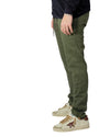 Verde Scuro Linnen Milano Jogger Pants