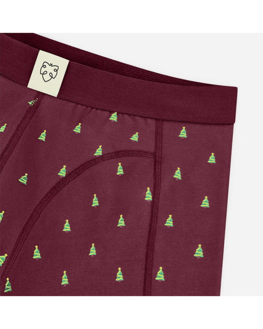 A-dam X-mas Trees Trunk Giftbox Burgundy – productfoto 2