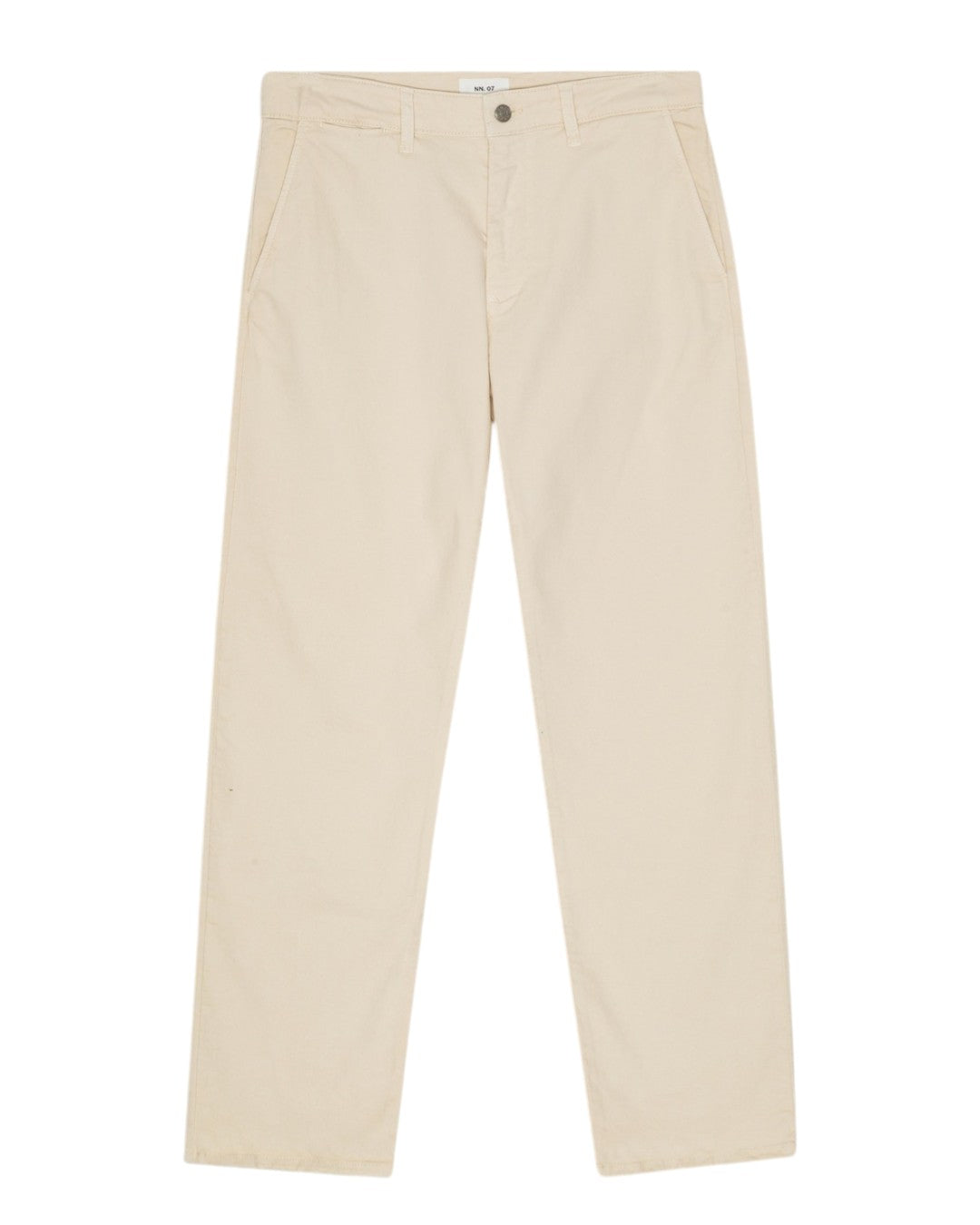NN.07 Aden 1923 Trousers Cotton Stretch Ivory – productfoto 1 – Checkpoint Mol