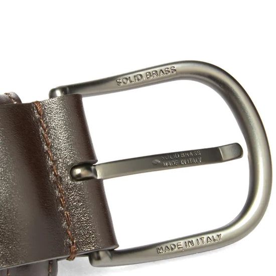 Anderson's Leather Tubular Woven Stretch Riem Brown – productfoto 3