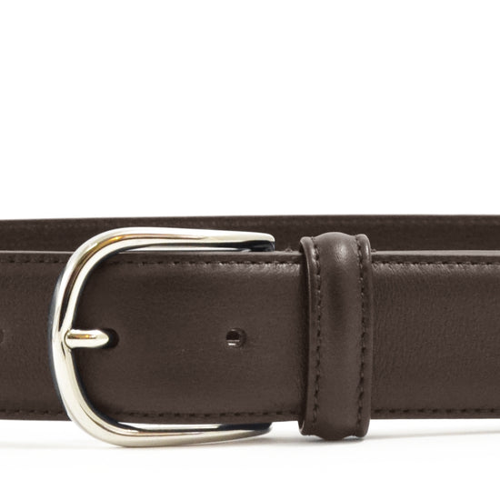 Anderson's Nappa Leather Riem Dark Brown – productfoto 2