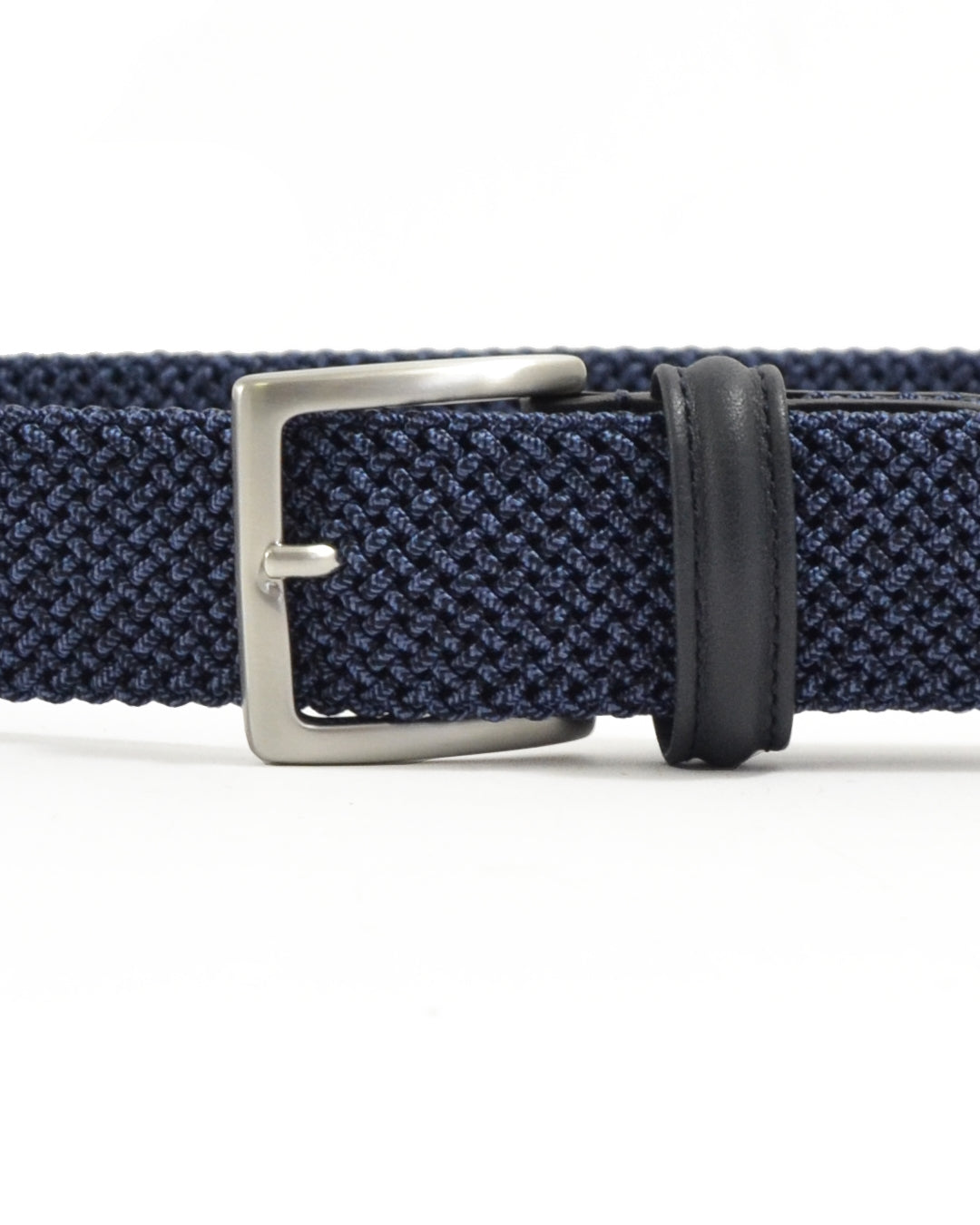 Anderson's Speckled Elastic Woven Riem Blue – productfoto 2
