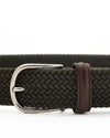 Anderson's Tubular Woven Stretch Riem Army Green – productfoto 2