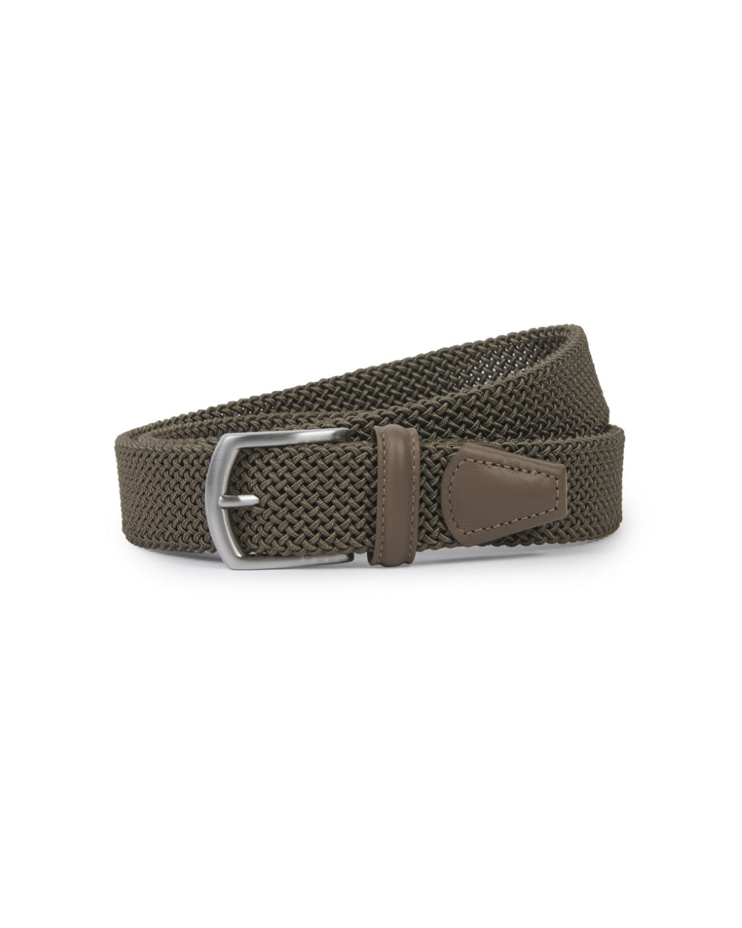 Anderson's Tubular Woven Stretch Riem Khaki – productfoto 1