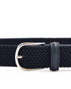 Anderson's Tubular Woven Stretch Riem Navy Blue – productfoto 2