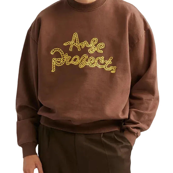 Ange Projects Rope Sweater Brown – productbeeld 1