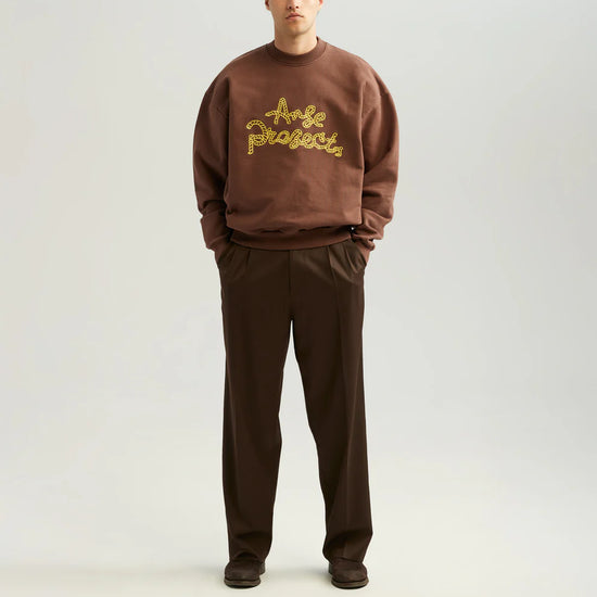 Ange Projects Rope Sweater Brown – productbeeld 3