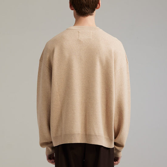 Ange Projects Bistro Knit Jumper Beige achterzijde