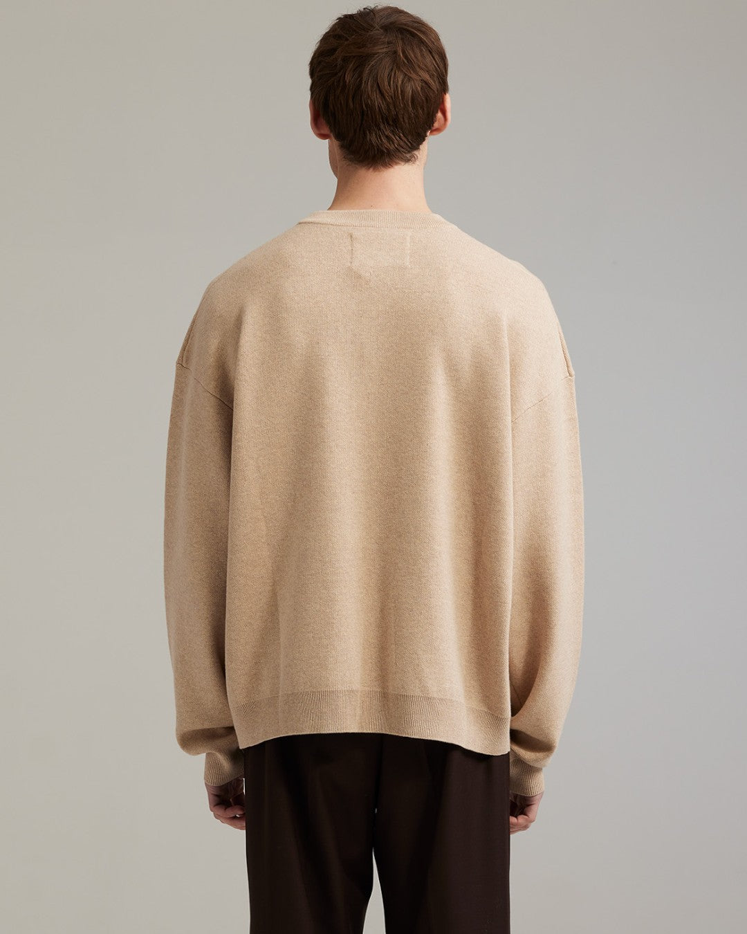 Ange Projects Bistro Knit Jumper Beige achterzijde