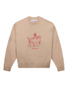 Ange Projects Bistro Knit Jumper Beige bij Checkpoint Mol