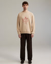 Ange Projects Bistro Knit Jumper Beige voorzijde