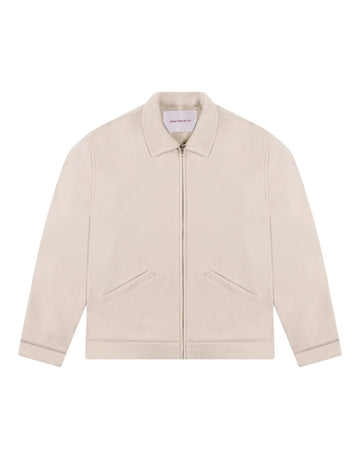 Ange Projects Boiled Wool Jacket Ecru bij Checkpoint Mol