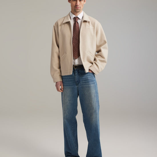 Ange Projects Boiled Wool Jacket Ecru productbeeld 3