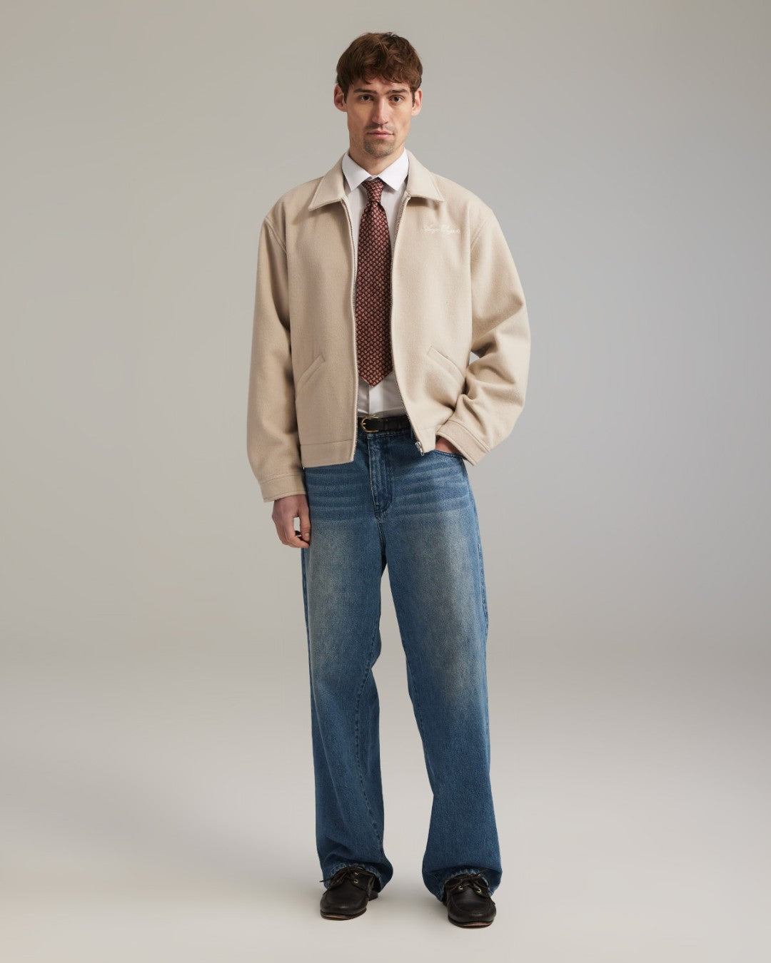 Ange Projects Boiled Wool Jacket Ecru productbeeld 3