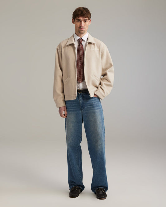 Ange Projects Boiled Wool Jacket Ecru productbeeld 3