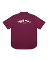 Ange Projects Enjoy More Bowling Shirt Tencel Bordeaux Red bij Checkpoint Mol