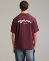 Ange Projects Enjoy More Bowling Shirt Tencel Bordeaux Red productbeeld 2