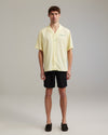 Ange Projects Enjoy More Bowling Shirt Tencel Butter Yellow productbeeld 3
