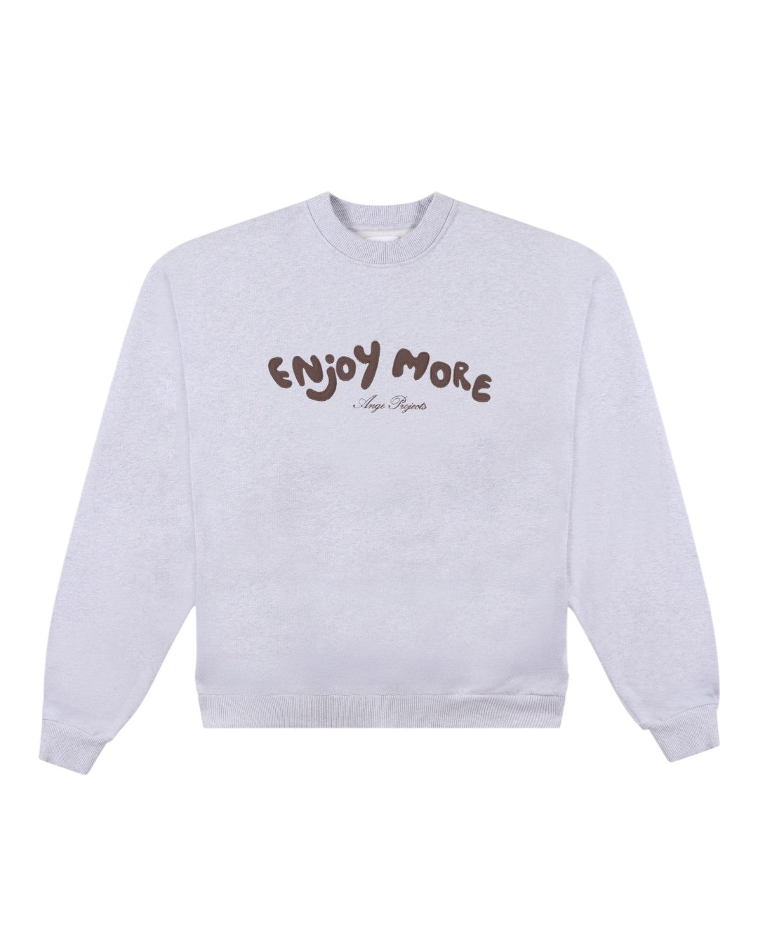 Ange Projects Enjoy More Crewneck Heather Grey bij Checkpoint Mol