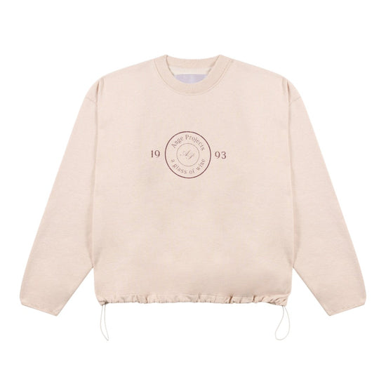 Ange Projects GOW Shield Adjustable Crewneck Oatmeal Melange bij Checkpoint Mol