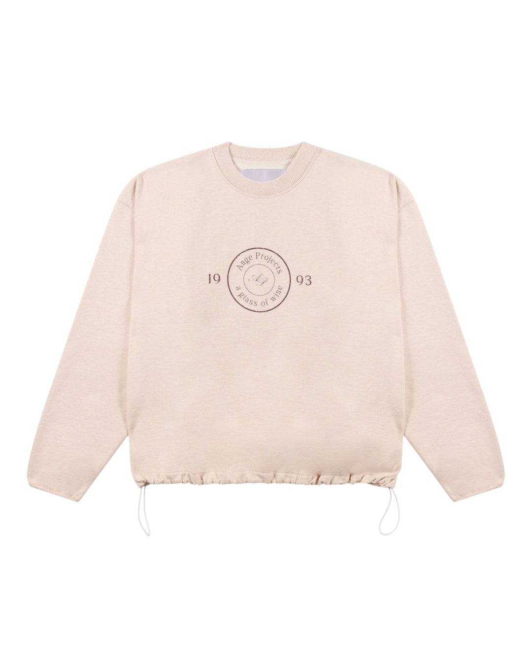 Ange Projects GOW Shield Adjustable Crewneck Oatmeal Melange bij Checkpoint Mol