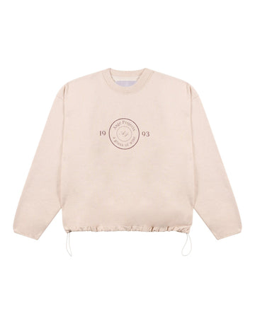 Ange Projects GOW Shield Adjustable Crewneck Oatmeal Melange bij Checkpoint Mol