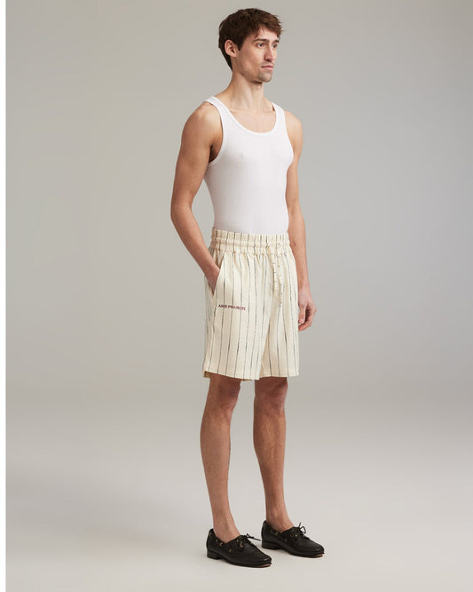 Ange Projects Linen Shorts Ecru productbeeld 3