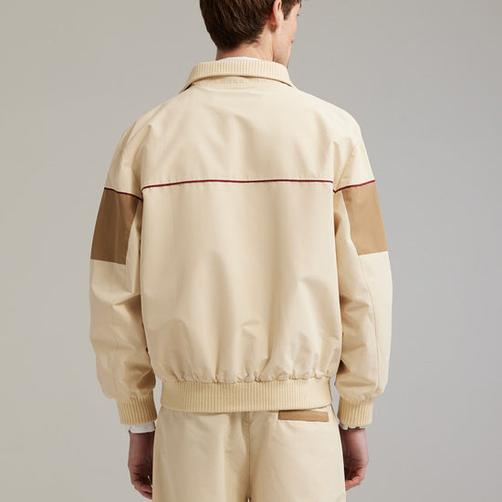 Ange Projects Retro Track Jacket Beige productbeeld 2