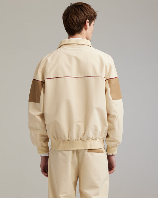 Ange Projects Retro Track Jacket Beige productbeeld 2
