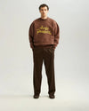 Ange Projects Rope Sweater Brown productbeeld 3
